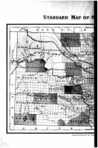 North Dakota State Map - Left, Walsh County 1893